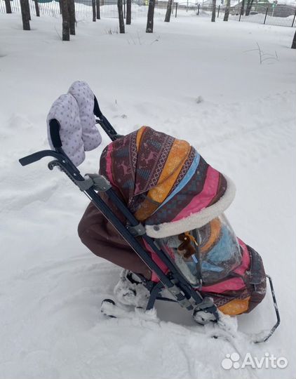 Коляска санки