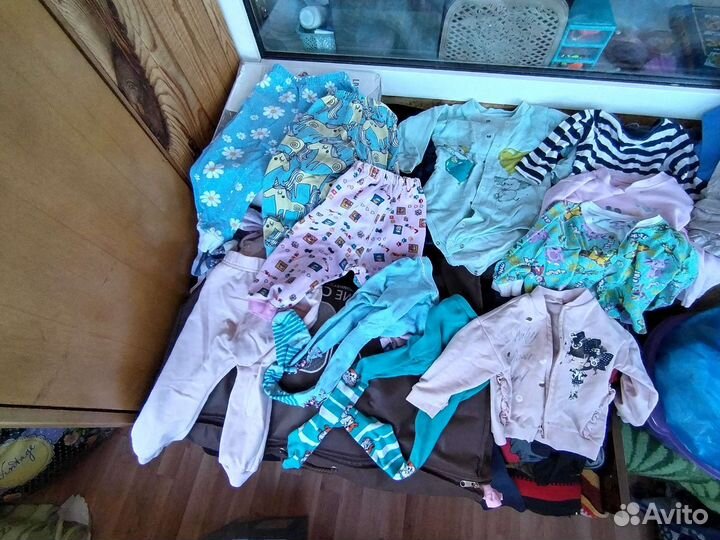 Детские вещи пакетом от 4 месяцев до 1 года