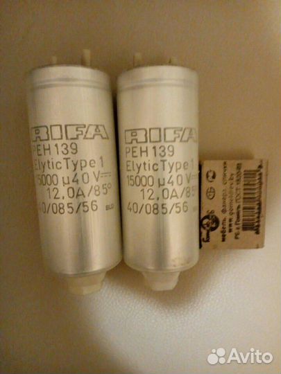 Конденсаторы Rubycon,Elna,Nishicon,Mallory,ROE, Ri