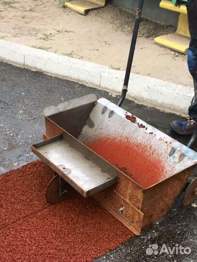 Аренда миксера и инвентаря для резиновой крошки