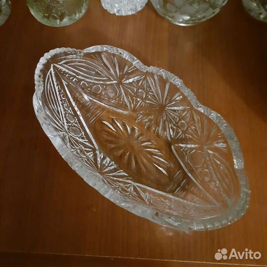 Ваза для фруктов на ножке СССР