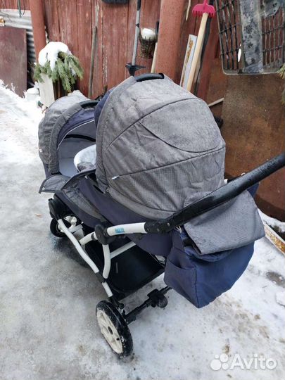 Коляска для двойни 2 в 1