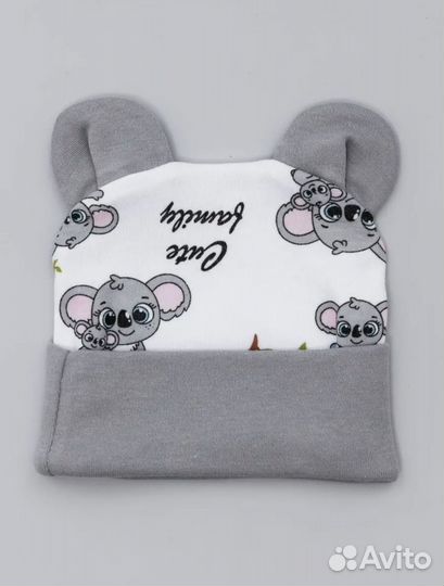 Детские шапочки для новорожденных