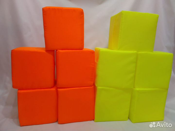 Кубики неоновые