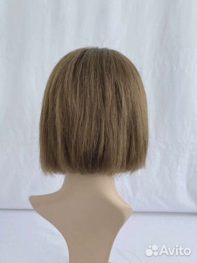 Система волос новая парик каре челка русый США