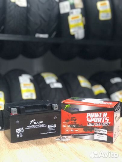 Аккумулятор мото AGM kage YTX7A