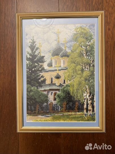 Картина вышитая крестом