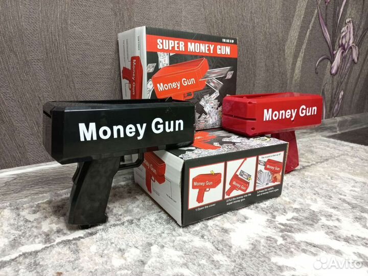 Денежный пистолет (бабломет, деньгомет) Money Gun