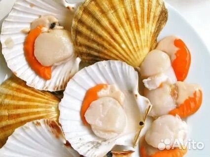 Гребешок с икрой