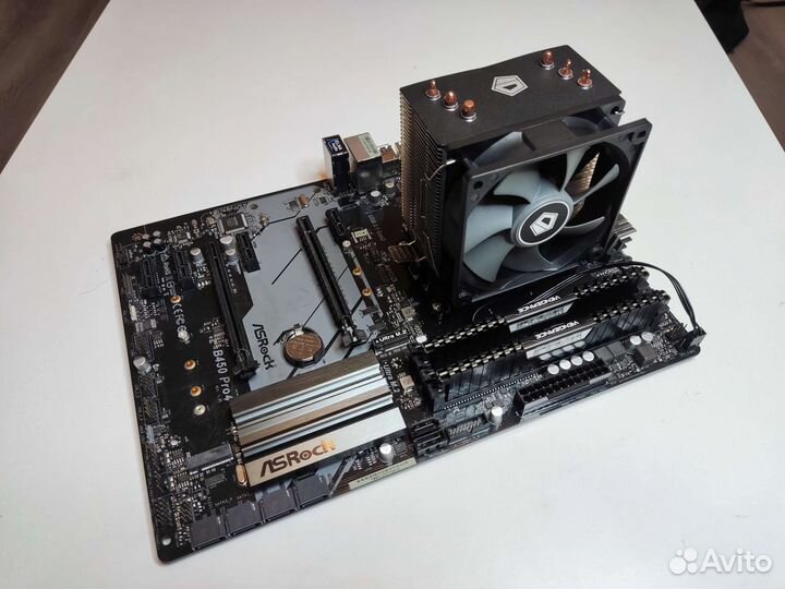 Комплект: Ryzen 5700g, B450, 16Gb, кулер