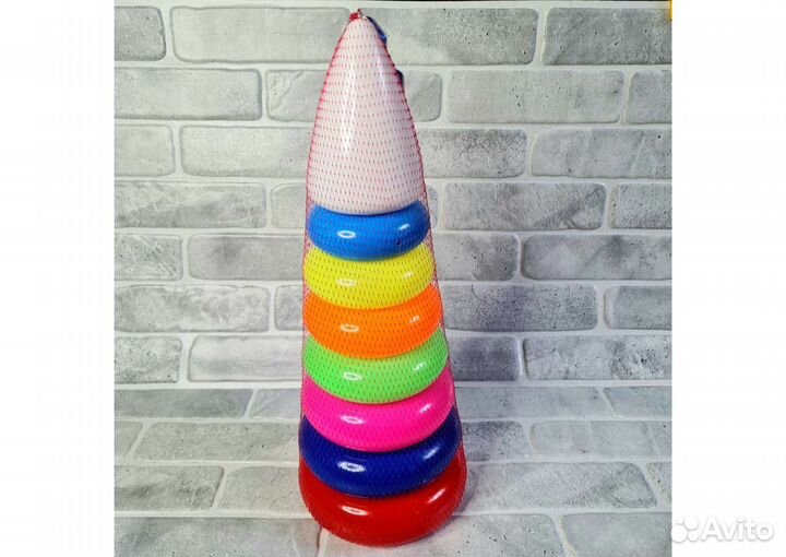 Детская пирамидка Большая Ракета