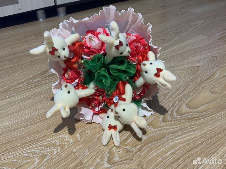 Букеты из мягких игрушек