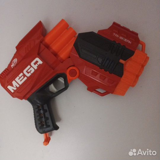 Бластер nerf Mega Tri-Break