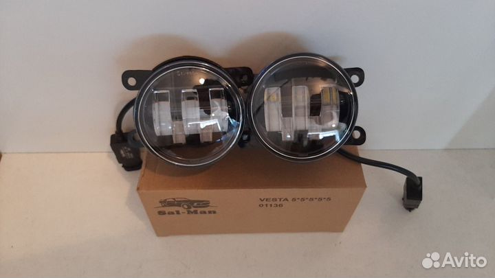 Фары туманки Салман ваз Лада Веста,Гранта FL,Рено