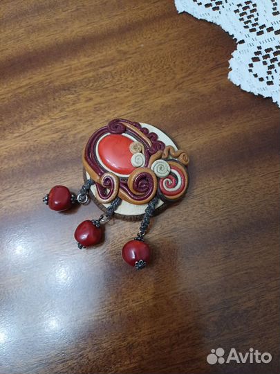 Авторская брошь с выставки