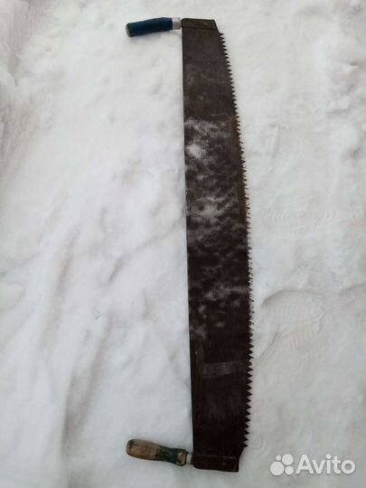 Пила двуручная двух ручка СССР
