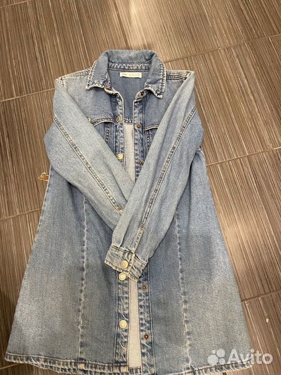 Платье для девочки zara джинсовое