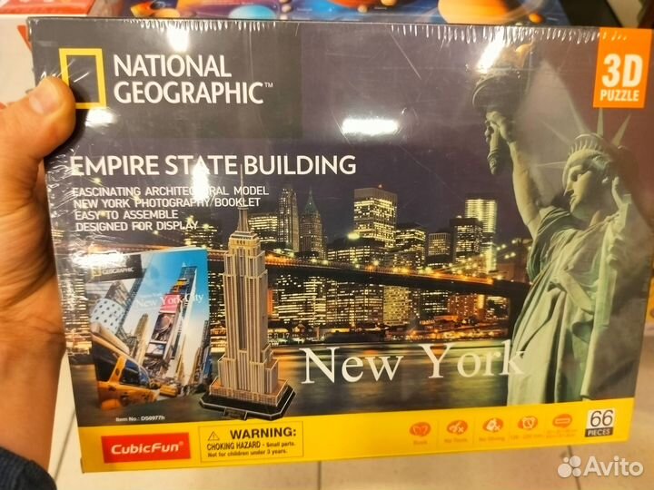 Пазл 3D импаир стейт билдинг National Geographic