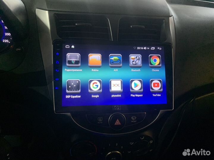 Магнитола Hyunday Solaris 2010-2017 андроид 2/32