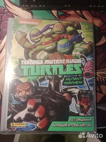 Коллекционные бустеры Черепашки-ниндзя panini 2014