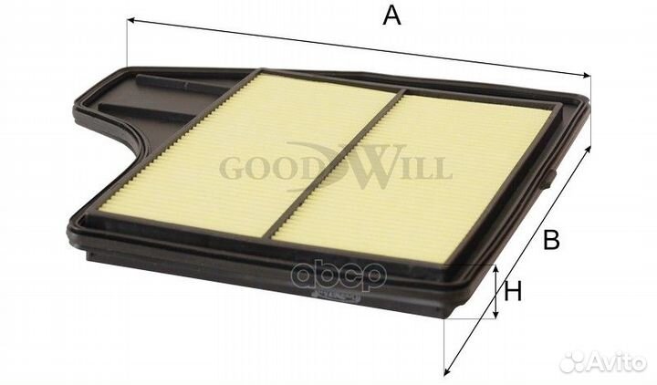 Фильтр воздушный AG380 Goodwill
