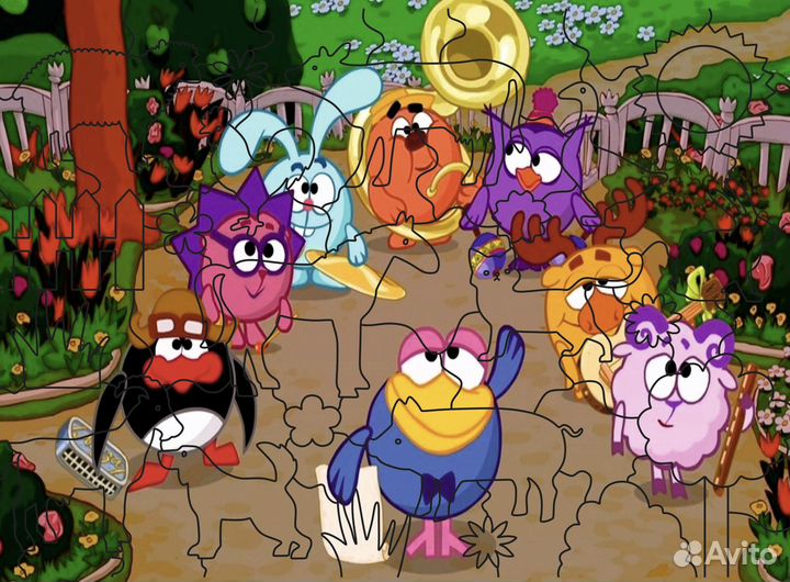 Деревянные пазлы