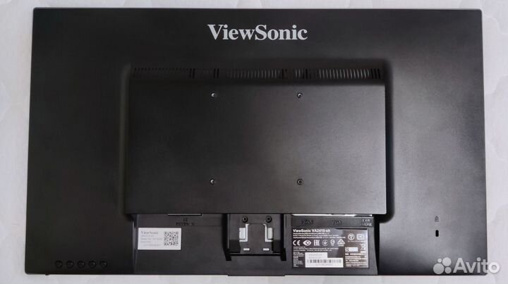 Монитор ViewSonic VA2419-SH, VS16422, черный
