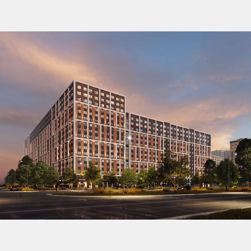 Апартаменты-студия, 19,8 м², 11/17 эт.