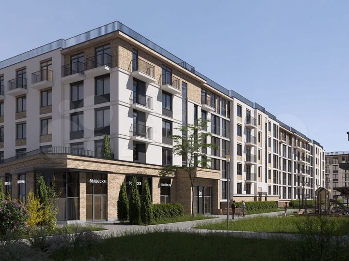 2-к. квартира, 63,9 м², 1/5 эт.