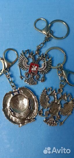 Подвески Герб РФ и СССР метал Кремлёвское качество