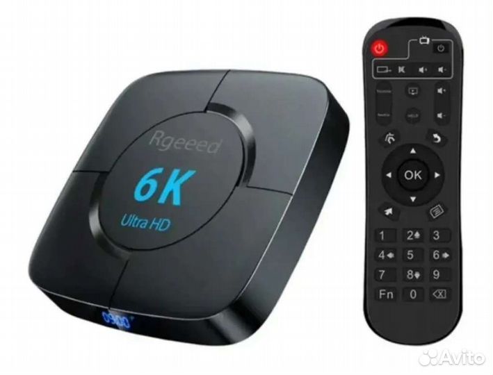 Android смарт tv приставка 6К Ultra HD