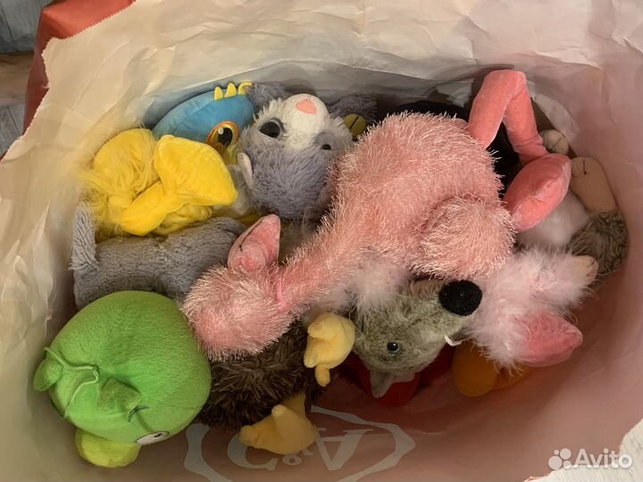 Мягкие игрушки пакетом бесплатно