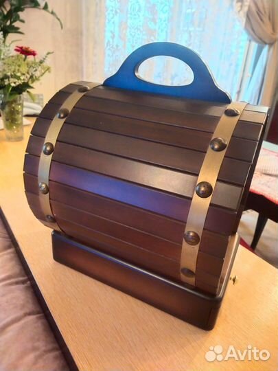 Подставка для вина декоративная, бочонок