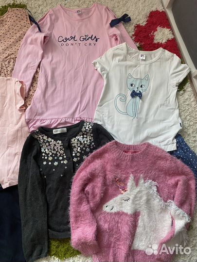 Пакет одежды для девочки на осень 116-122