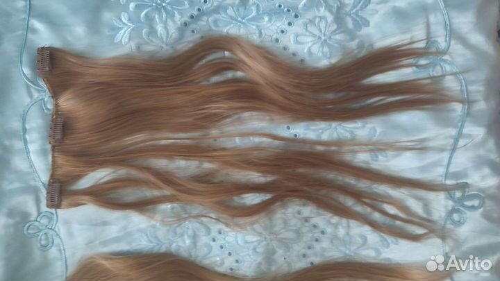 Волосы на заколках новые