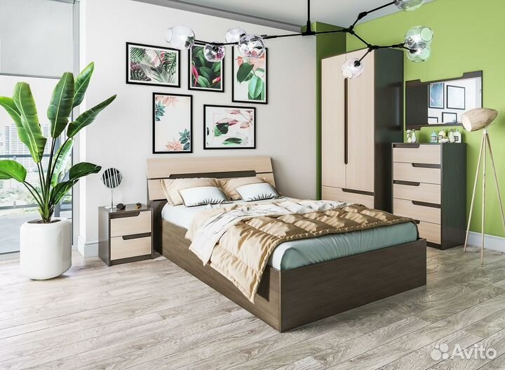 Стол письменный с тумбой новый