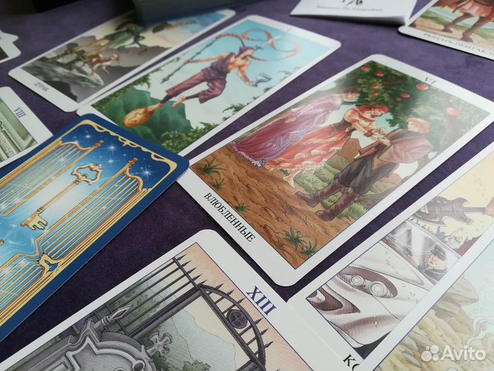 Таро 78 Дверей (карты 2вида, книга и мешочек)