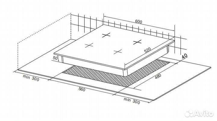 Варочная поверхность стекло Турбо