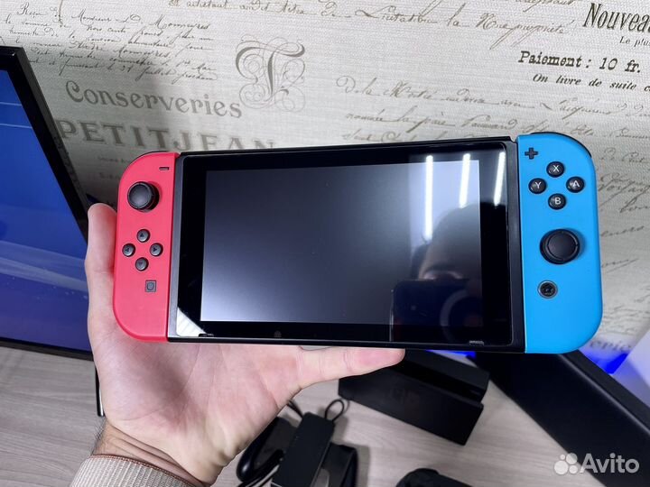 Прошитый Nintendo Switch 128GB + куча игр
