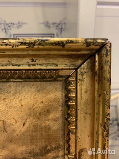 Старинная картина 19век