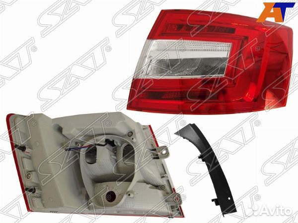 Фонарь задний skoda octavia