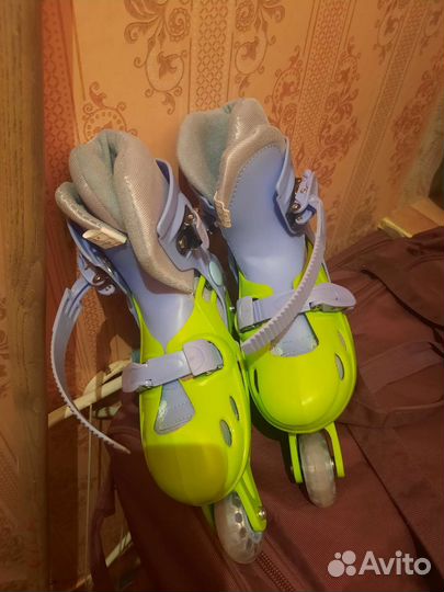 Роликовые коньки детские раздвижные