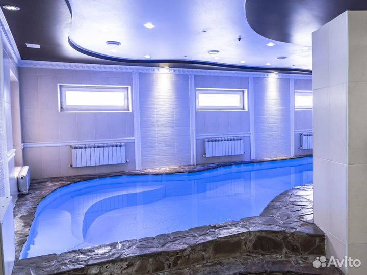 Баня хамам и сауна с бассейном