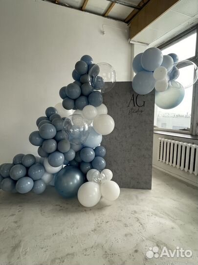 Воздушные шары и цветочные композиции