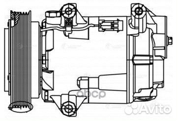 Компрессор кондиционера renault megane II 02- 1
