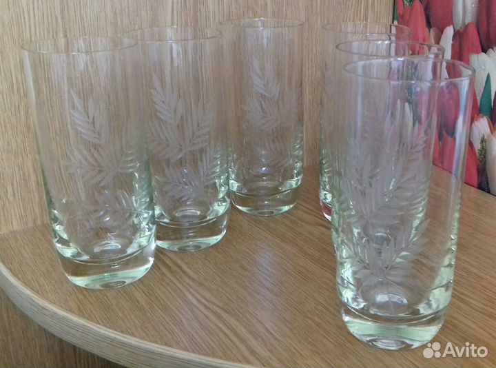 Набор новых стаканов СССР