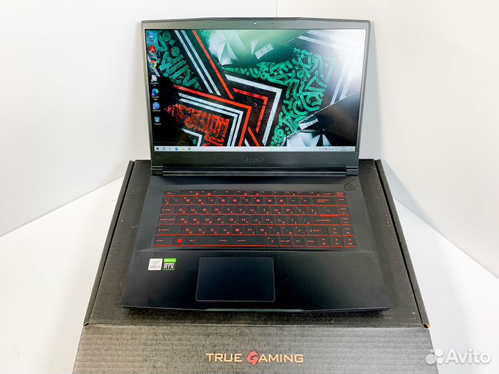 Игровой ноутбук MSI Core i5-10H/RTX3060/144Hz