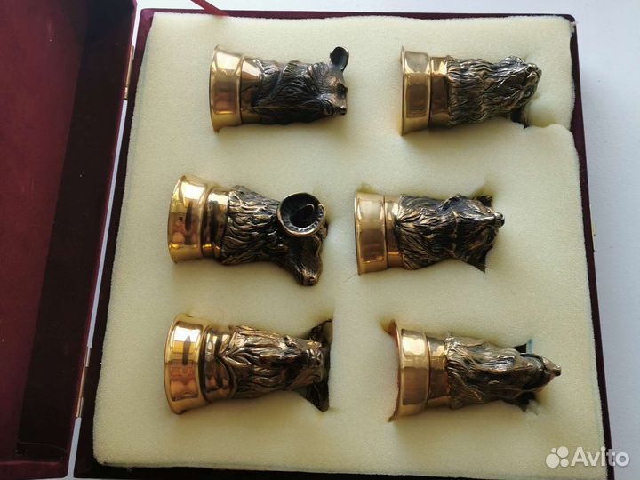 Набор стопок перевертыши звери. (охотничьи)