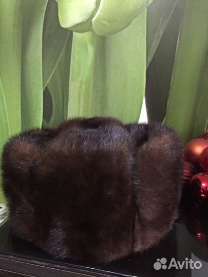 Шапка норковая мужская