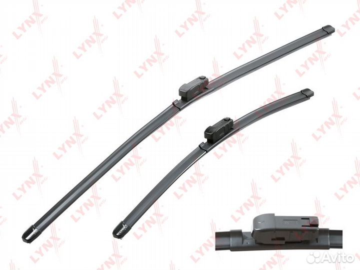 LB-1268) Комплект бескаркасных щеток стеклоочи